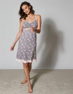 Nuisette Imprimée Coton -Lingerie Séries Magasin 703316 C01 zoomx vue3