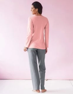 Pyjama Imprimé Chat - Lot De 2 -Lingerie Séries Magasin 703410 C00 zoomx vue3