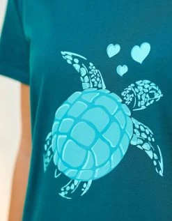 Chemise De Nuit Courte Imprimé Tortue -Lingerie Séries Magasin 703463 C01 zoomx vue6