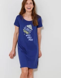 Chemise De Nuit Courte Imprimé "Wild And Free"(1) -Lingerie Séries Magasin 703475 C01 zoomx vue3