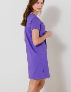 Chemise De Nuit Courte Imprimé "Yoga" -Lingerie Séries Magasin 703483 C01 zoomx vue6