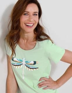 Chemise De Nuit Longue Imprimé "Libellule" -Lingerie Séries Magasin 703484 C01 zoomx vue3