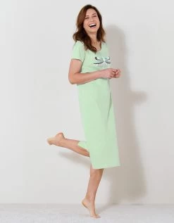 Chemise De Nuit Longue Imprimé "Libellule" -Lingerie Séries Magasin 703484 C01 zoomx vue5