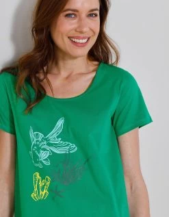 Chemise De Nuit Courte Imprimé Poissons -Lingerie Séries Magasin 703560 C01 zoomx vue3