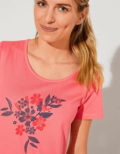 Chemise De Nuit Longue Imprimé "bouquet" -Lingerie Séries Magasin 703564 C01 zoomx vue3