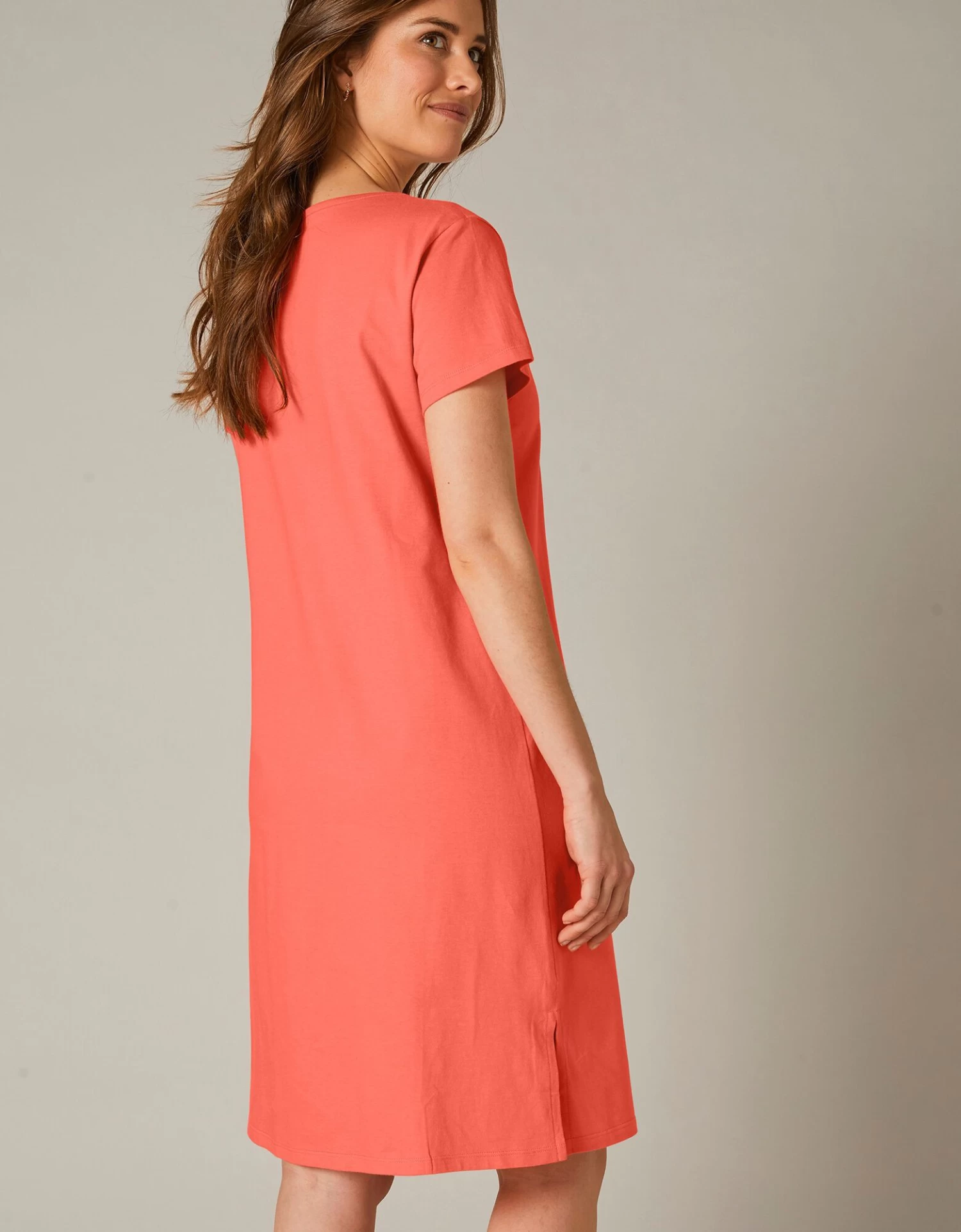 Chemise De Nuit Courte Manches Courtes Motif "panda Roux" 6 Chemise De Nuit Courte Manches Courtes Motif "panda Roux" – Image 6