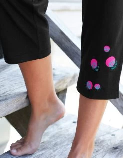 Pantacourt Pyjama Enjoy Uni Imprimé Placé -Lingerie Séries Magasin 703598 C01 zoomx vue5