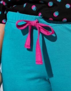 Pantalon Pyjama Coton Enjoy Uni Imprimé Placé -Lingerie Séries Magasin 703603 C02 zoomx vue4