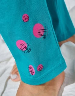 Pantalon Pyjama Coton Enjoy Uni Imprimé Placé -Lingerie Séries Magasin 703603 C02 zoomx vue6