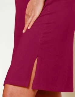 Chemise De Nuit Courte Manches Longues Motif "papillons" -Lingerie Séries Magasin 703619 C01 zoomx vue4