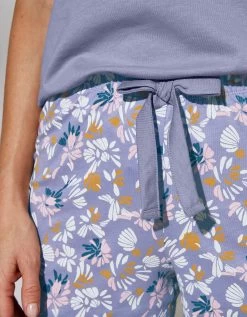 Pantacourt Pyjama Imprimé "pétales De Fleurs" 8 Pantacourt Pyjama Imprimé "pétales De Fleurs" -Lingerie Séries Magasin 703620 C01 zoomx vue4