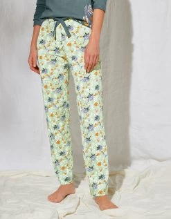 Pantalon Pyjama Coton Imprimé "pétales"