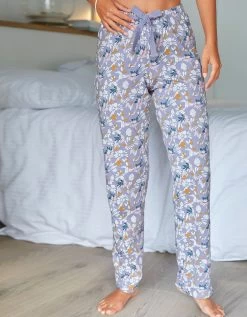 Pantalon Pyjama Coton Imprimé "pétales"