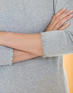 Tee-shirt Pyjama Manches Longues Uni Coton 8 Tee-shirt Pyjama Manches Longues Uni Coton -Lingerie Séries Magasin 703631 C01 zoomx vue4