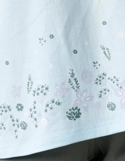 Tee-shirt De Pyjama Manches Longues Imprimé Base Fleurs -Lingerie Séries Magasin 703676 C00 zoomx vue6