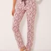 Pantalon Imprimé Fleuri - Jersey Coton