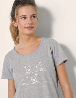 Pyjama Short Imprimé - Lot De 2 -Lingerie Séries Magasin 703704 C01 zoomx vue4