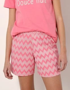 Pyjama Short Imprimé - Lot De 2 -Lingerie Séries Magasin 703704 C01 zoomx vue7