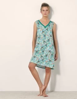 Chemise De Nuit Roméo Imprimée Toucan <br/> -Lingerie Séries Magasin 703712 C01 zoomx vue5