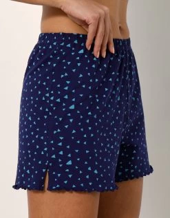 Pyjama Short Imprimé Fossile -Lingerie Séries Magasin 703725 C01 zoomx vue7