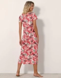 Chemise De Nuit Longue Imprimée - Coton Modal -Lingerie Séries Magasin 703739 C01 zoomx vue3