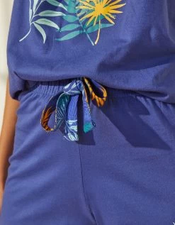 Short De Pyjama En Coton - Uni Tropical 9 Short De Pyjama En Coton - Uni Tropical -Lingerie Séries Magasin 703743 C01 zoomx vue4