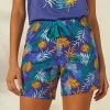 Short De Pyjama En Coton - Imprimé Tropical