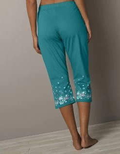 Pantacourt Base Imprimée Bucolique - Coton Jersey -Lingerie Séries Magasin 703848 C03 zoomx vue3