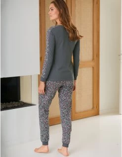 Pyjama Imprimé Léopard -Lingerie Séries Magasin 703905 C01 zoomx vue5