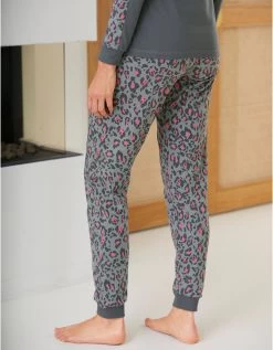Pyjama Imprimé Léopard -Lingerie Séries Magasin 703905 C01 zoomx vue6