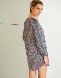Chemise De Nuit Imprimée Léopard -Lingerie Séries Magasin 703906 C01 zoomx vue6