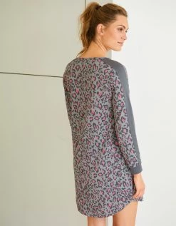 Chemise De Nuit Imprimée Léopard -Lingerie Séries Magasin 703906 C01 zoomx vue7