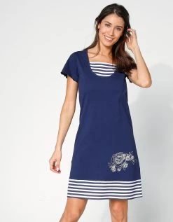 Chemise De Nuit Effet 2 En 1 -Lingerie Séries Magasin 703984 C02 zoomx vue4