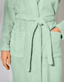 Peignoir Polaire Toucher Peluche Manches Longues, Longueur 130 Cm -Lingerie Séries Magasin 704393 C00 zoomx vue5