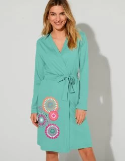 Peignoir Motifs "indiens" - Coton -Lingerie Séries Magasin 704488 C00 zoomx vue4