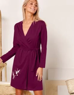 Peignoir Motifs "oiseaux" - Coton