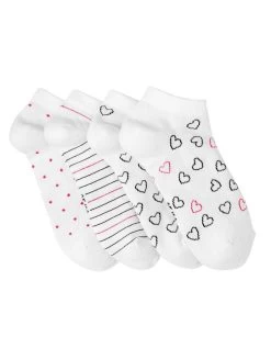 Chaussettes Basses Motifs Assortis– Lot De 4 -Lingerie Séries Magasin 705295 C01 zoomx vue3