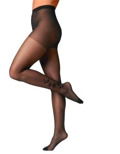 Collant Fantaisie Imitation Tattoo "étoiles" - Lot De 2