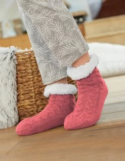 Chaussons-chaussettes Torsadés Antidérapants