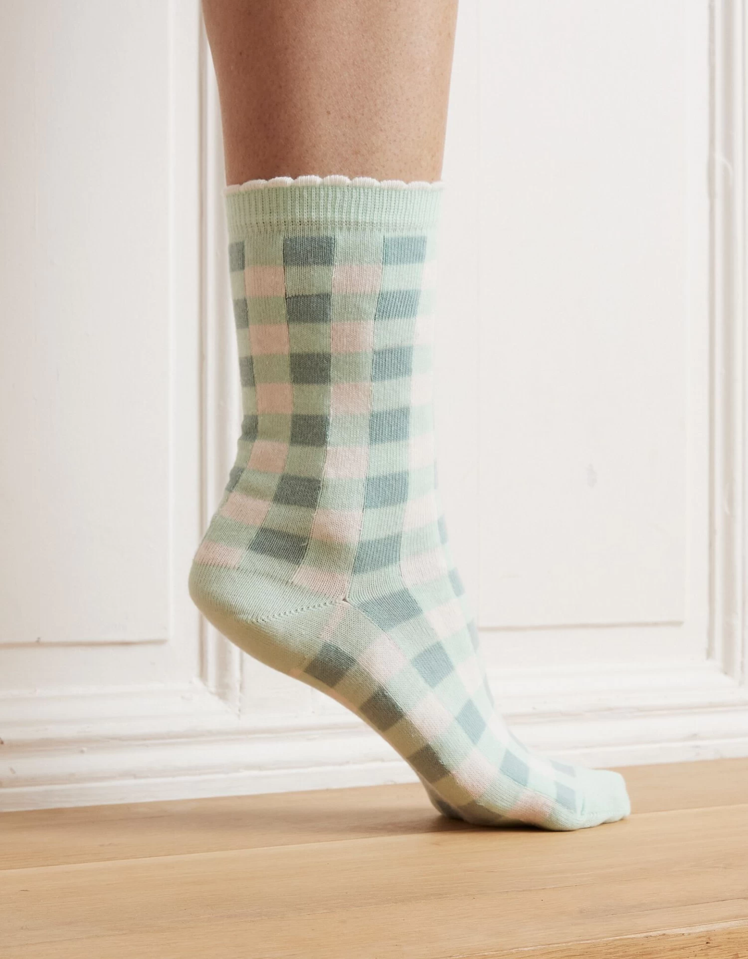 Chaussette Fantaisie Motif "carreaux" Assortis - Lot De 3 Paires 2 Chaussette Fantaisie Motif "carreaux" Assortis - Lot De 3 Paires – Image 2