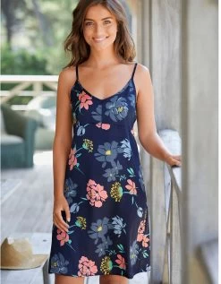 Nuisette Satin Imprimé Floral -Lingerie Séries Magasin 706162 C01 zoomx vue3