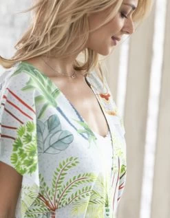 Kimono Imprimé Manches Courtes - Collection Upcycling -Lingerie Séries Magasin 706166 C01 zoomx vue3