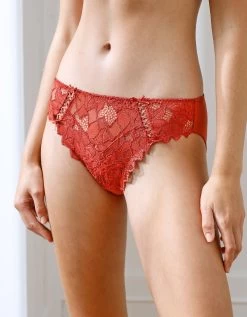 Slip Dentelle Unie Arum 10 Slip Dentelle Unie Arum -Lingerie Séries Magasin 707308 C22 zoomx vue4