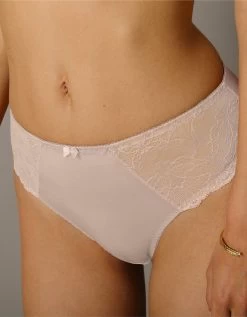 Culotte Maille Satinée Et Dentelle Salford - Lot De 2
