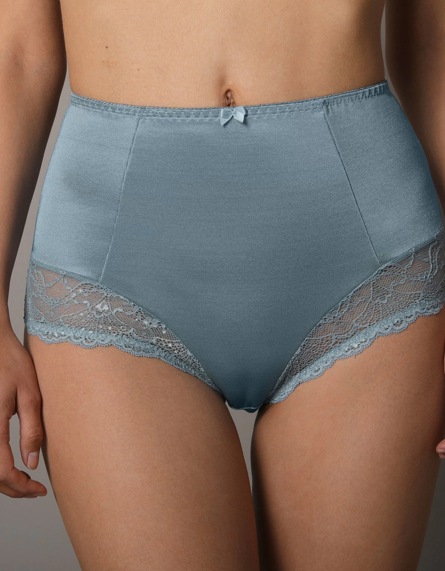 Gainette Maille Satinée Et Dentelle Salford - Lot De 2 1 Gainette Maille Satinée Et Dentelle Salford - Lot De 2