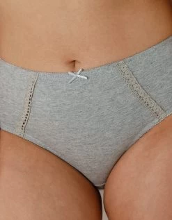 Culotte Maxi En Coton Ajouré - Lot De 2 -Lingerie Séries Magasin 707680 C01 zoomx vue6