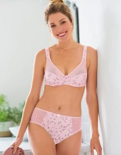 Culotte Maxi Coton Imprimé « feuilles » Coria – Lot De 2 -Lingerie Séries Magasin 707748 C01 zoomx vue3