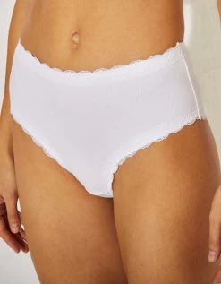 Culotte Haute En Coton Imprimé Capella - Lot De 2 -Lingerie Séries Magasin 707820 C01 zoomx vue5