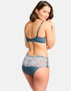 Culotte Haute Dentelle Imprimée Mosaïc Arum -Lingerie Séries Magasin 707885 C01 zoomx vue6